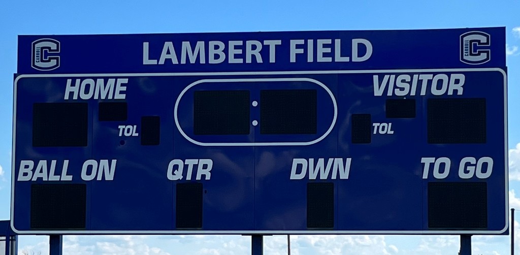 Lambert Field Scoreboard